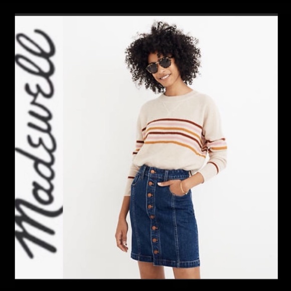 ⭐️HP⭐️NWT Madewell Stretch Denim Skirt - Picture 10 of 12